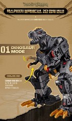 Miniforce Dinoid Warrior REX KAISER BLACK & TYRANNO THUNDER LEGACY EDITION Robot
