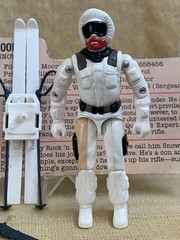1983 GI Joe SNOW JOB – Nice Figure w/ Ex File Card – 100% Complete – Read