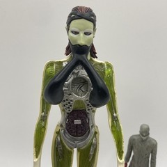RARE Marilyn Manson Mecanical Animals Action Figure Omega 2 Heads Body Plates
