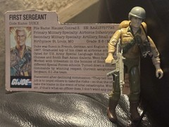 GI Joe Duke 1983 ARAH Vintage File Card 100% Complete