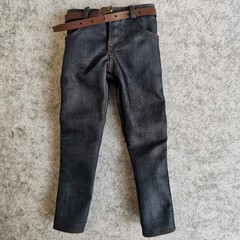 2X 1/6 Custom Scale Blue Jeans Pants for 12″ Male Action Figure Doll Clothes …