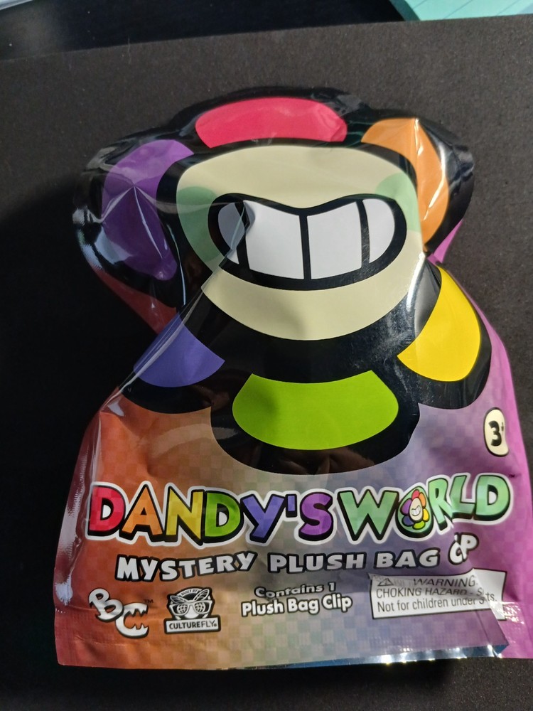 Culturefly Dandy’s World Sealed Mystery Clip Random Plush Keychain RARE NEW