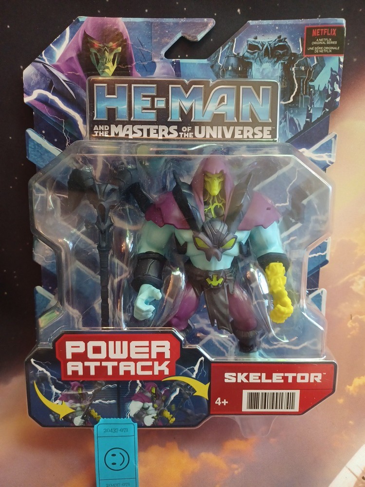 He-Man and the Masters of the Universe Power Attack Skeletor NEW Figure EB#37071