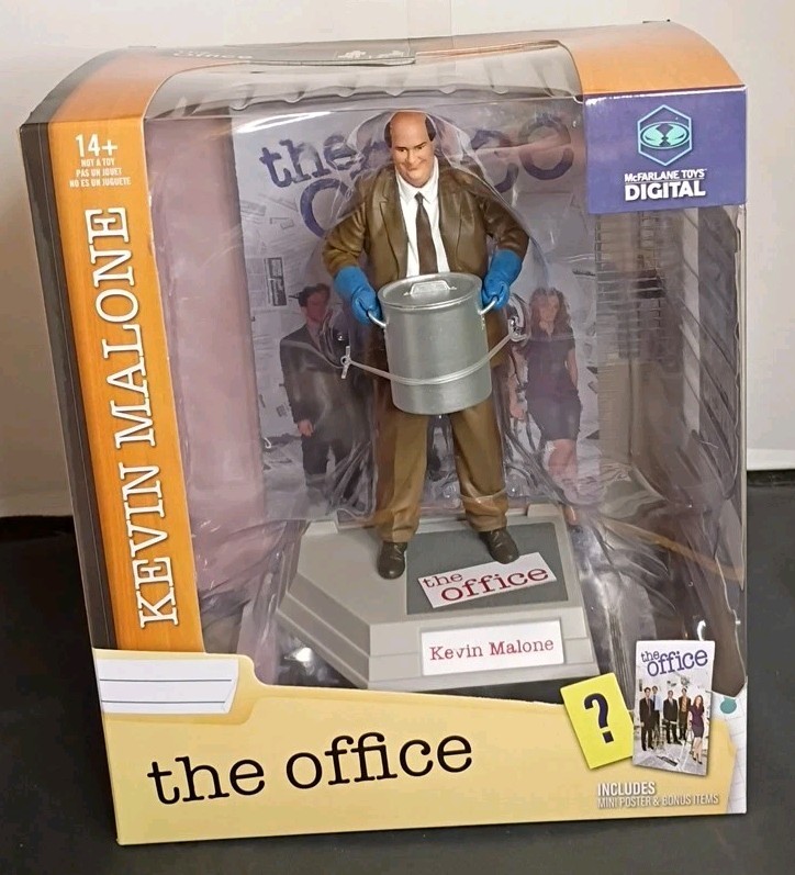 The Office “Kevin Malone” Chili Figure McFarland Movie Maniac 7″ w/ Digital New