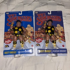 WWE MATTEL LJN SUPERSTARS 1980s Retro DUSTY RHODES 8″ 2 Color Variants