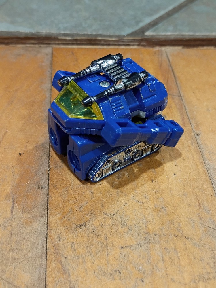 1982 GOBOTS Blue Tank MR-02 Bandai Popy MACHINE ROBO Vintage w/Gun
