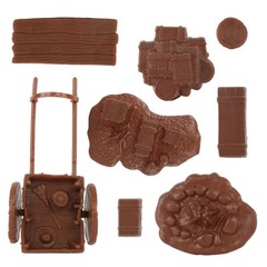 BMC Revolutionary War Camp & Supplies – 23pc Plastic Soldier Playset Accessories