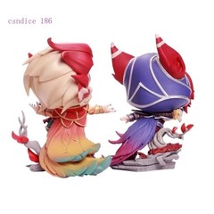 League Of Legends LOL Xayah & Rakan Couple Figure Doll – Game Peripherals Toy，