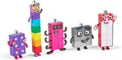 Numberblocks Friends Six to Ten Figures – Official Licensed Character Action Fig