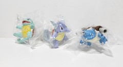 Tomy Officially Licensed Squirtle, Wartortle & Blastoise Evolution Toy Lot – New
