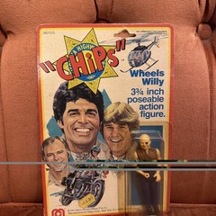Chips Wheels Willy 3 3/4 Inch Action Figure 1977 – Mego
