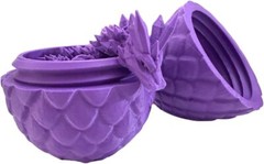 3D Printed Dragon Full Articulated Crystal Dragon W/ Egg Home Xmas Toy Xmas Gift