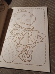 Strawberry Shortcake Coloring Book used Vintage 1981 Kenner 1132702