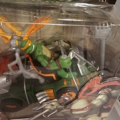 TMNT Mini Mutants Mini Moto-Slider Michelangelo New 2007 Ninja Turtles New Wear