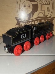 HIRO ! THOMAS FRIENDS TRAIN WOODEN Railway 2003 LEARNING CURVE #51 Japanese￼