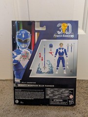 Mighty Morphin Blue Power Ranger 30 Anniversary Lightning Collection Remastered