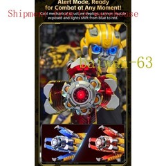 IN US ！！ Transformers Bumblebee Arm 1:1 Wearable Voice Control LED Light Hand