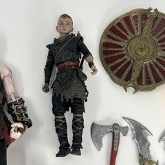 Neca God of War Ultimate Kratos & Atreus 2 Pack Figures w/ Accessories
