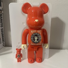 Shepard Fairey Obey x Bearbrick 400% 100% Make Art Not War 2023 Designercon EX