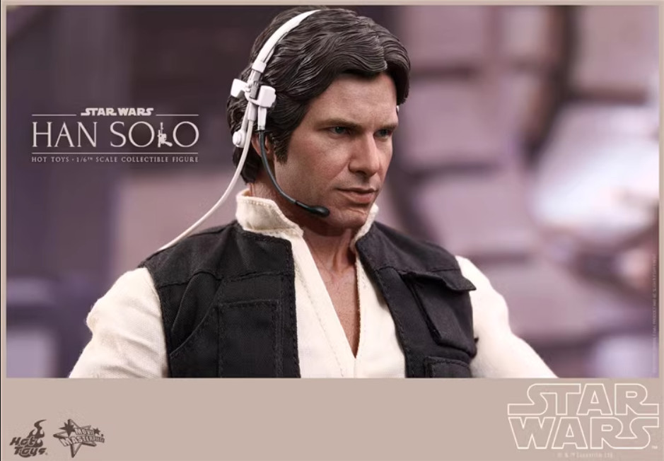 Hot Toys MMS261 Han Solo Star Wars A New Hope 1/6 Harrison Ford (READ)