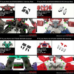 Filler Upgrade KIT For Siege Earthrise Kingdom Studio Series Legacy Bulkhead