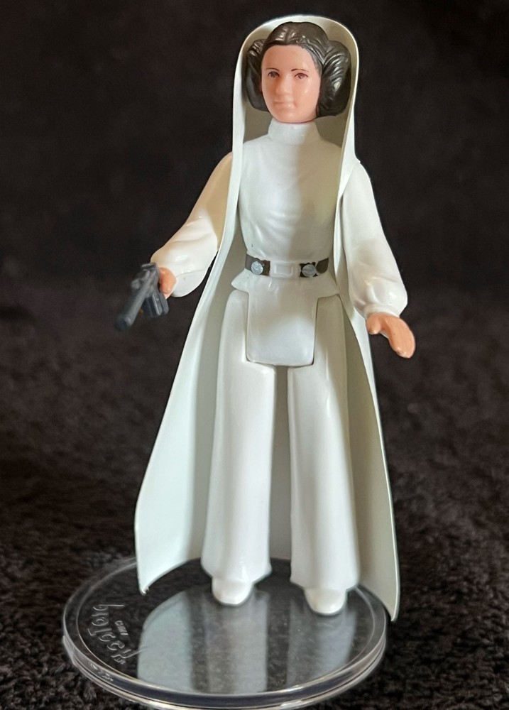 1977 PRINCESS LEIA • LT BROWN VINTAGE CAPE • COMPLETE • VTG KENNER STAR WARS