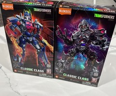X2 BLOKEES TRANSFORMERS CLASSIC CLASS OPTIMUS PRIME & MEGATRON 2007 Movie