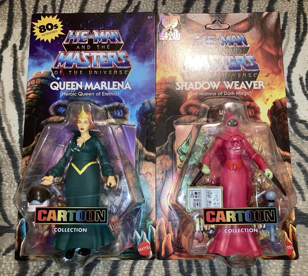 MOTU Origins QUEEN MARLENA & SHADOW WEAVER Set Of 2 Cartoon Collection UNPUNCHED