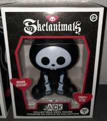Skelanimals Jack The Rabbit & Kit The Cat Vinyl Figures Hasbro Series 1🐾 🆕️🖤