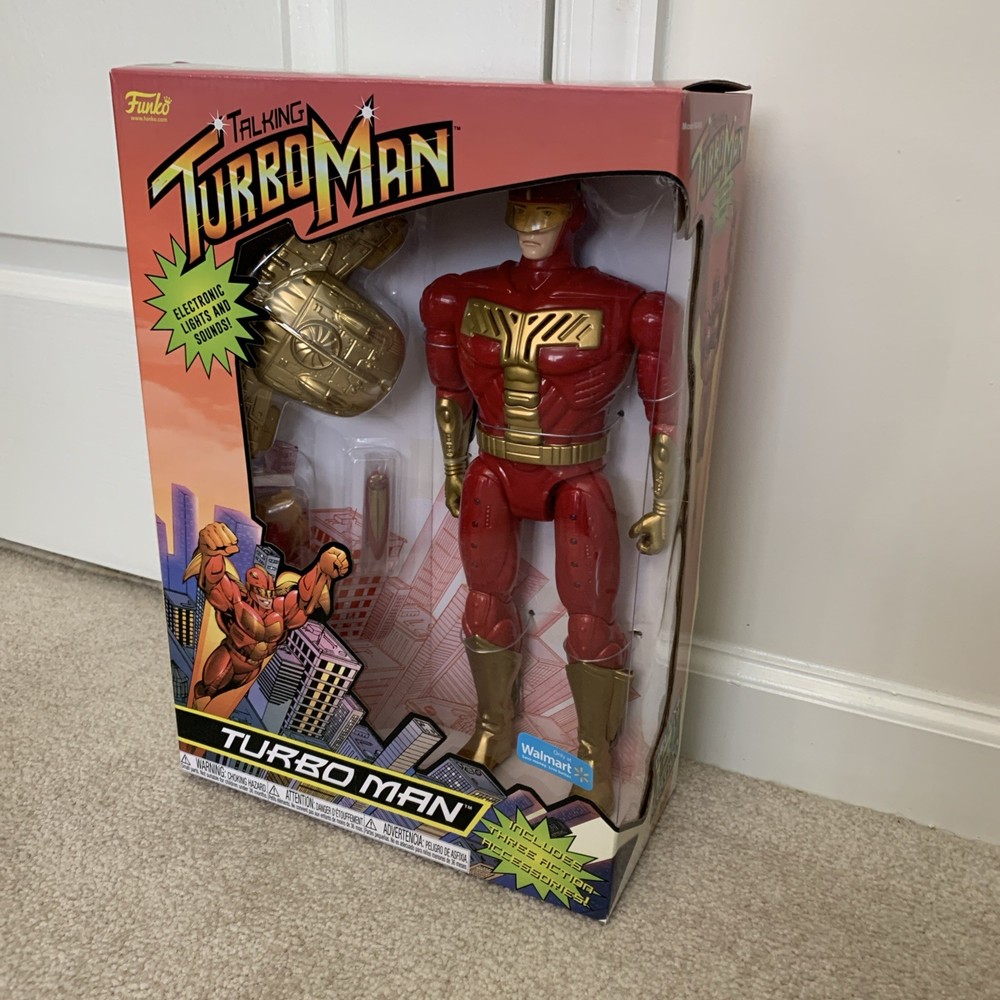 Funko 80-618 Talking Turbo Man Jingle All The Way Action Figure