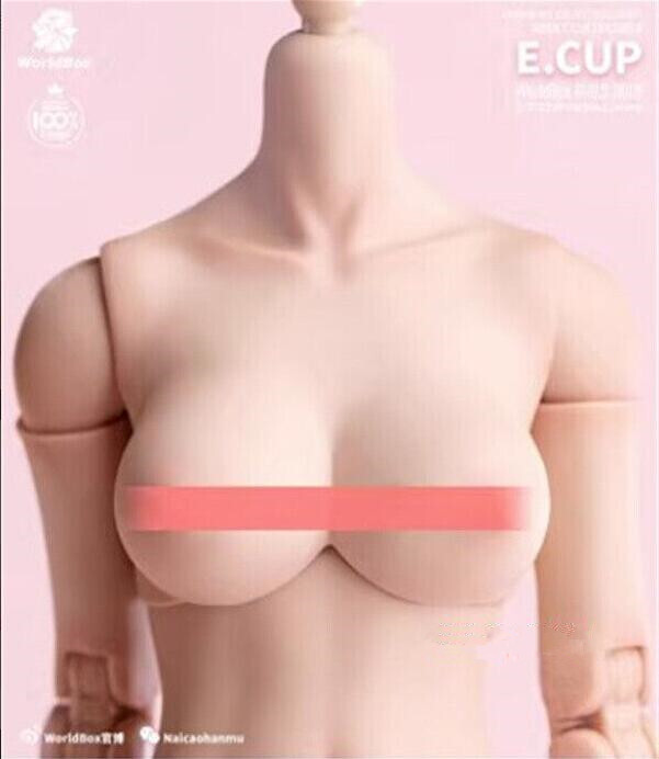 Worldbox E cup 1:6 Pale Breast Kits Cover Model Fit 12” Female PH TBL Body Toy