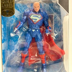 McFarlane DC Multiverse Lex Luthor Power Suit Blue Red Gold Label Action Figure