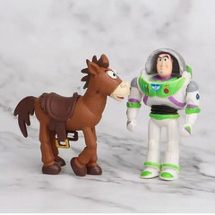 7Pcs/Set Toy Story 4 Action Figures Toy Woody Jessie Buzz Lightyear Forky Pig Be