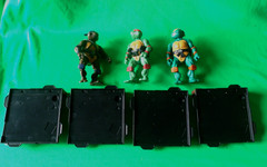 Teenage Mutant Ninja Turtles REMASTERED Figures and parts incomplete
