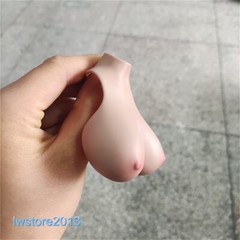 1:6 Suntan Small Breast Bust Cover Model For 12” Female TBL Action Figure Body