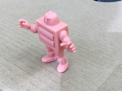 80’s M.U.S.C.L.E. Men Kinnikuman Flesh Color 2″ Rollerman Figure #117 Mattel