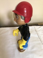 2008 Handy Manny Figure Only Helmet Fix it Chopper Motorcycle Toy Mattel