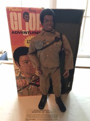 VINTAGE HASBRO 1970 GI JOE ADVENTURE TEAM AFRICAN AMERICAN ADVENTURER 7404 w/Box