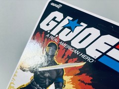 Super7 – GI Joe – Reaction – Commando Snake Eyes – Sealed – Light Wear