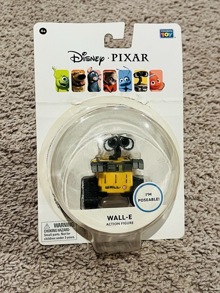 DISNEY PIXAR WALL-E POSEABLE ACTION FIGURE THINKING TOY 2014