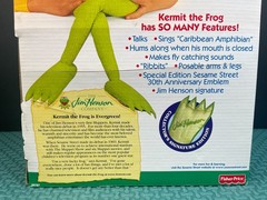 Magic Talking Kermit The Frog Sesame Street 30th Anniversary 1999 Tested/Working