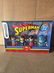 Little People Collector Superman Through the Ages Special Edition Set 4 Figure