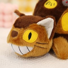 Hot 30-40cm Animation Bus Totoro Anime Peripheral Doll Soft Plush Animal Toys