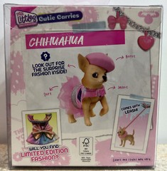 Real Littles Cutie Carries Pink Carrier Chihuahua 2022 NEW