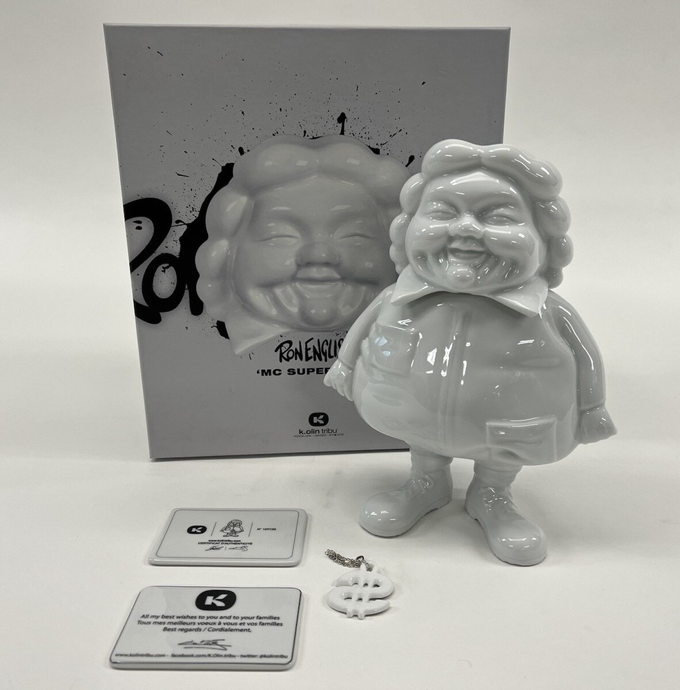 Ron English – Mc Supersized – Porcelain 9″ Figure/Art/Collectable (K.Olin Tribu)
