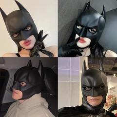 Bat Mask Headgear Latex Material Cosplay Halloween Party Adult Masquerade Mask