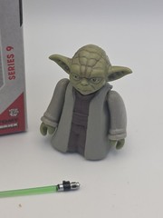 Takara Tomy Medicom Kubrick Star Wars S9 Yoda 60mm Toy Collectible Mint Open Box