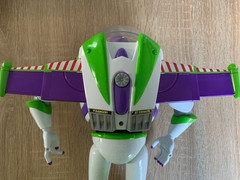 Disney Pixar Buzz Lightyear Toy Story Figure English TALKS LIGHTS SOUNDS
