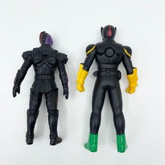 Kamen Rider Sofubi Figure Set 10pc Vintage Collectible Large 11cm 13cm