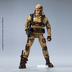 HIYA Exquisite Mini 1/18 G.I. Joe Dusty Desert Trooper Action Figure New Sealed